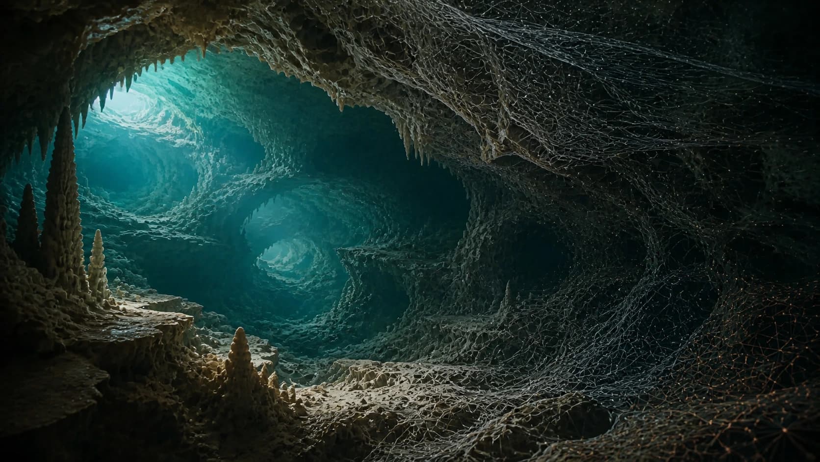 A cave represented as an immersive digital mesh